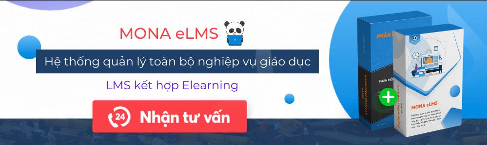 hệ thống web app quản lý trường học Mona eLMS